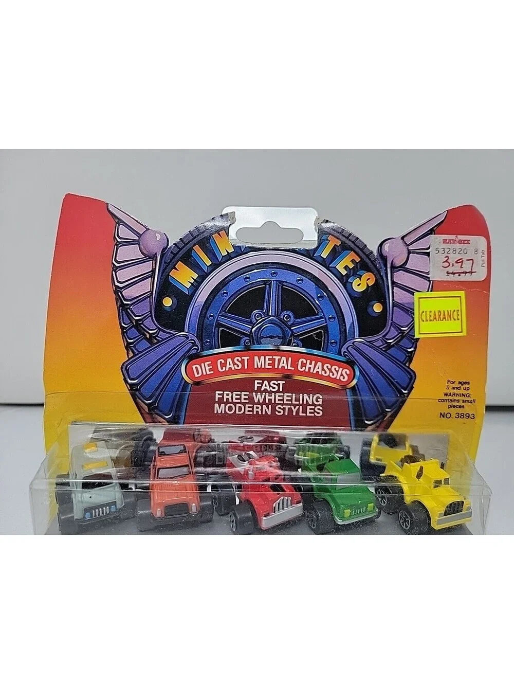 VTG Charter King Mini Mites Work Truck, Die Cast Metal Chassis